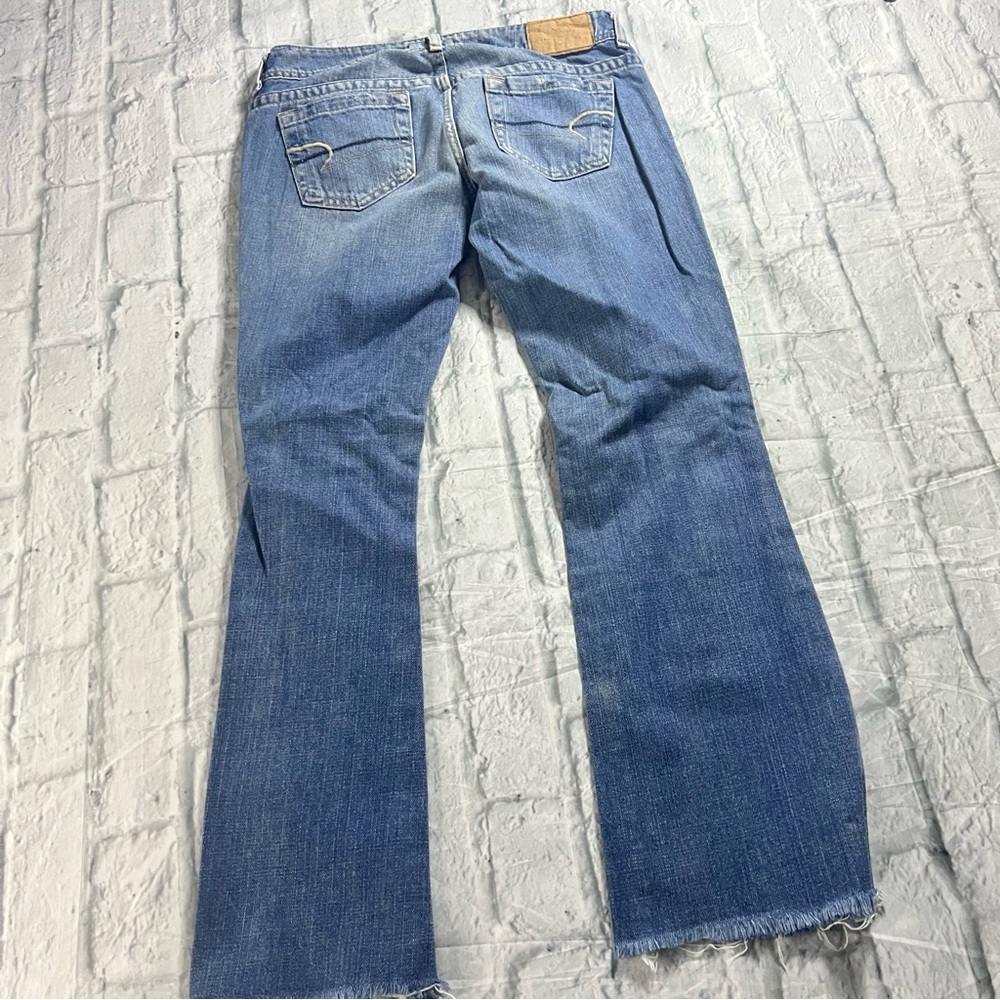 American Eagle The Artist Low Rise Jeans Y2K style Flare Leg - Picture 6 of 9